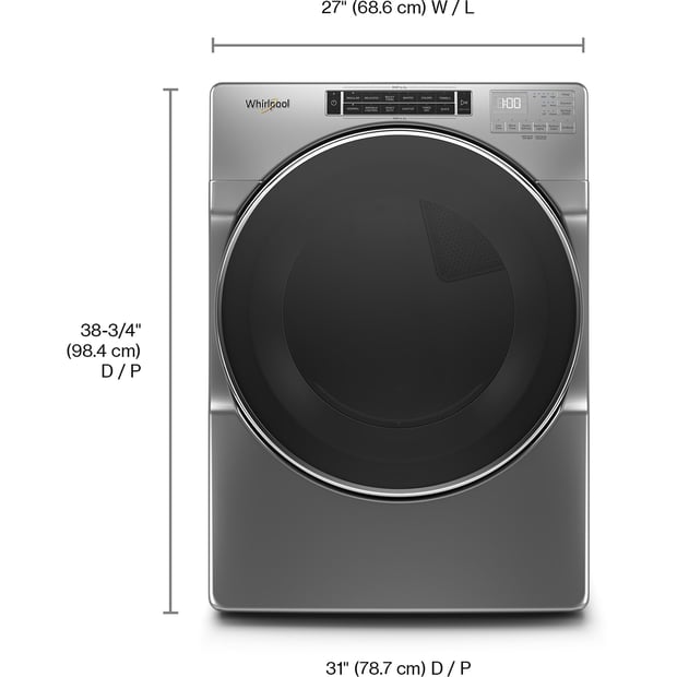 Whirlpool 7.4 cu.ft. Steam Vented Dryer