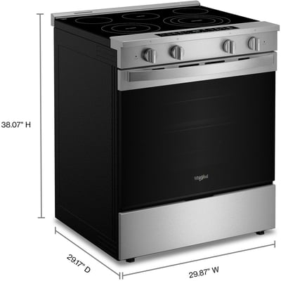 Whirlpool 30 inch Single Oven Electric Range