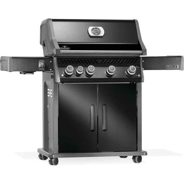 Napoleon Rogue PRO 525 Freestanding 5 Burner Liquid Propane BBQ Grill with Infrared Side Burner