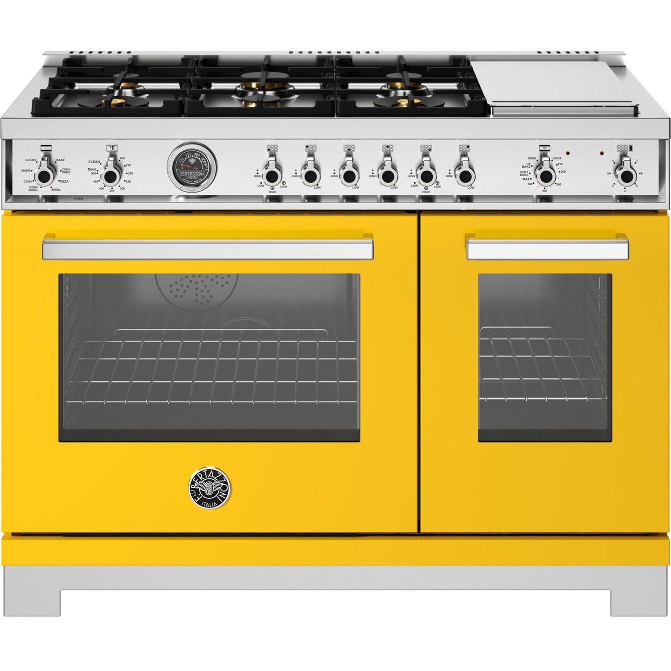 Bertazzoni 48 inch Double Oven Dual Fuel Range