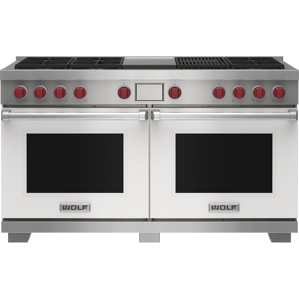 Wolf 60 inch Double Oven Dual Fuel Range