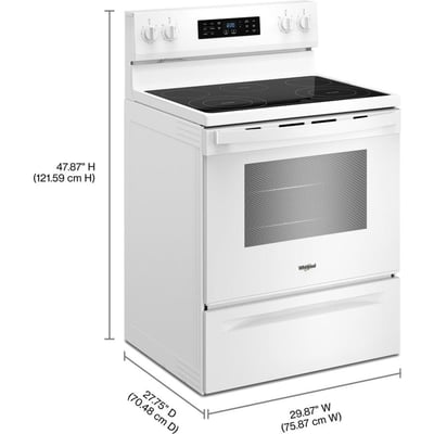 Whirlpool 30 inch Single Oven Electric Range
