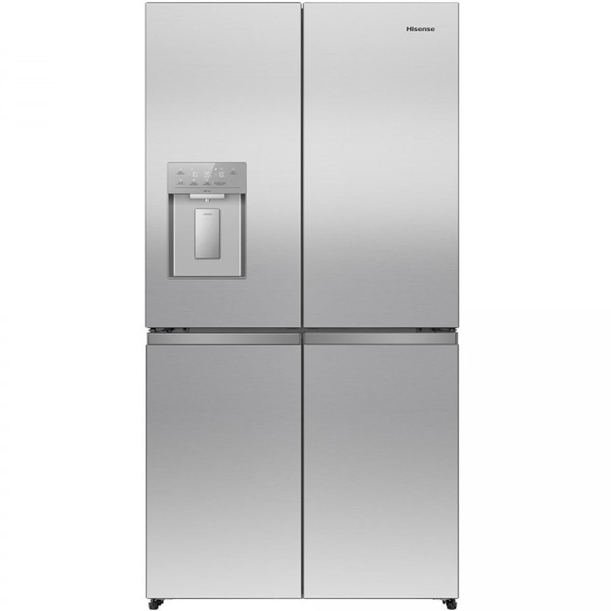 Hisense 36-in 22.6 cu.ft Stainless Steel Counter-Depth French 4-Door Refrigerator with Water Dispenser (RQ23G4FSEI)