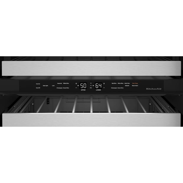 KitchenAid Freestanding or Built-in 24 inch 4.97 cu.ft Wine Cooler