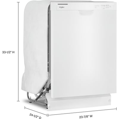 Whirlpool Cycle Dishwasher with Hidden Controls