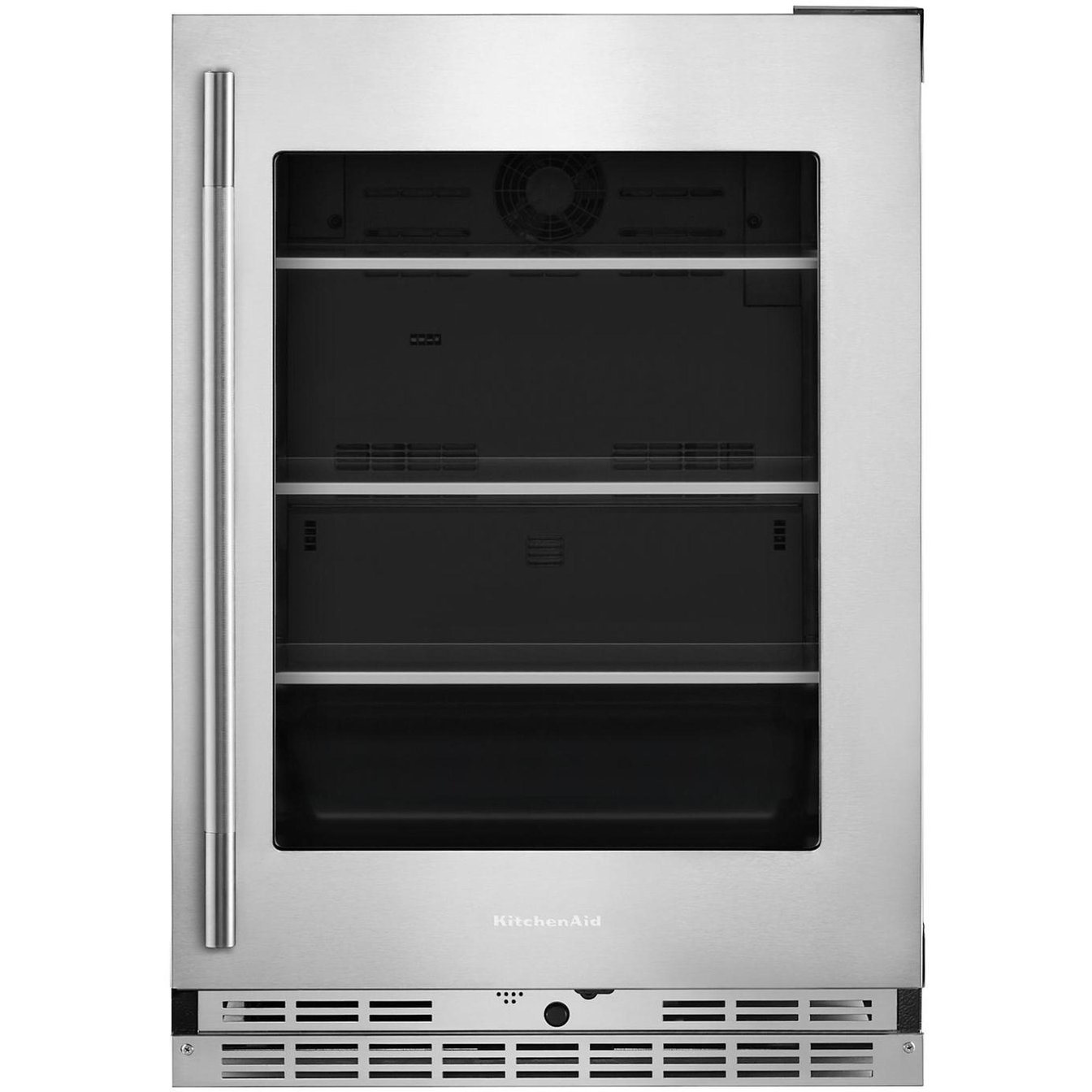 KitchenAid Freestanding or Built-in 24 inch 5.2 cu.ft Compact Bar Refrigerator
