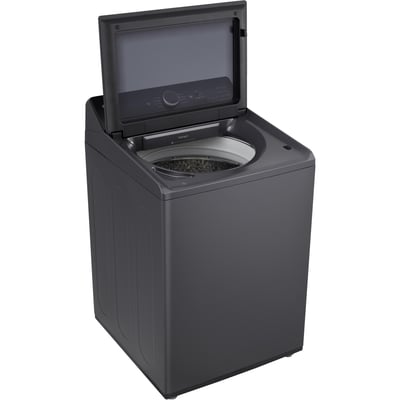 LG Black 6.1 cu.ft Top Load Washer and 7.3 cu.ft Front Load Vented Dryer