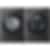 LG 5.8 cu.ft. Front Load Steam Washer and 7.4 cu.ft. Stackable Steam Vented Dryer