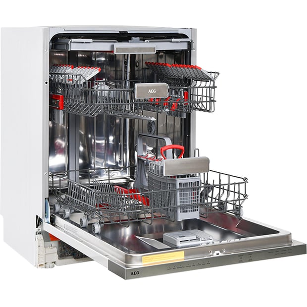 AEG 8 Cycle Dishwasher with Hidden Controls