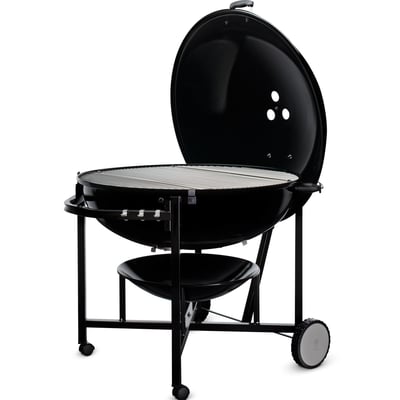 Weber Ranch Kettle Freestanding 37 inch Charcoal BBQ Grill 