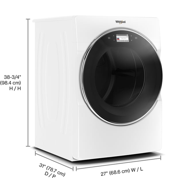 Whirlpool 7.4 cu.ft. Stackable Steam Vented Gas Dryer