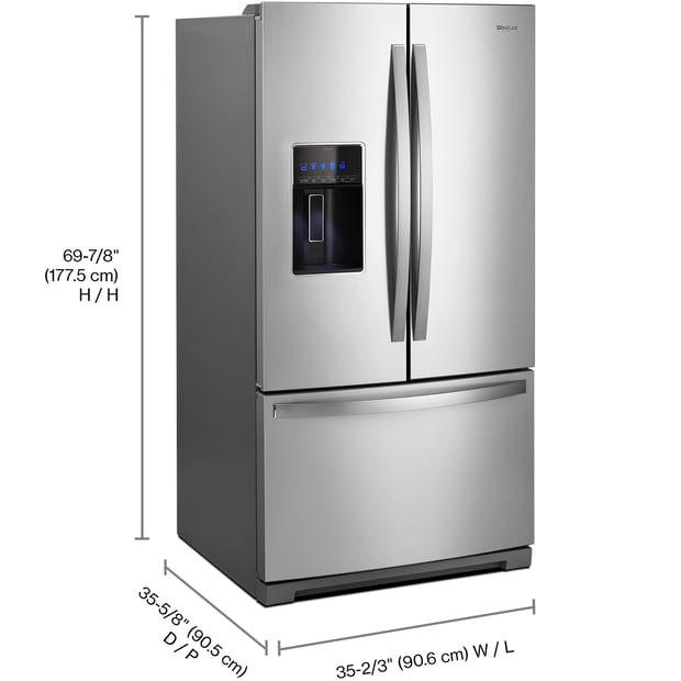 Whirlpool 26.80 cu.ft. French Door Refrigerator