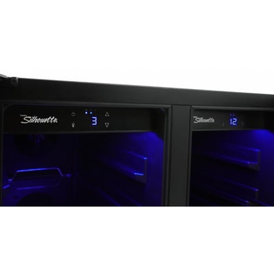 Silhouette Built-in 24 inch 5.14 cu.ft. Dual Zone Beverage Centre