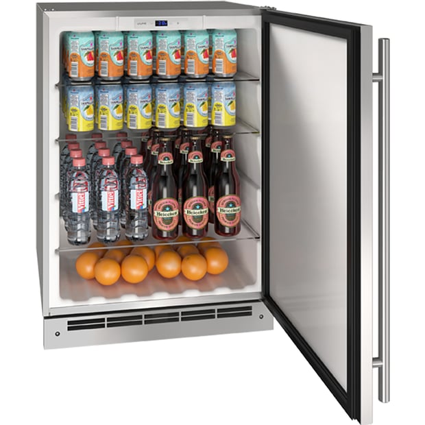 U-Line Outdoor Freestanding or Built-in 24 inch 5.7 cu.ft. Compact Bar Refrigerator