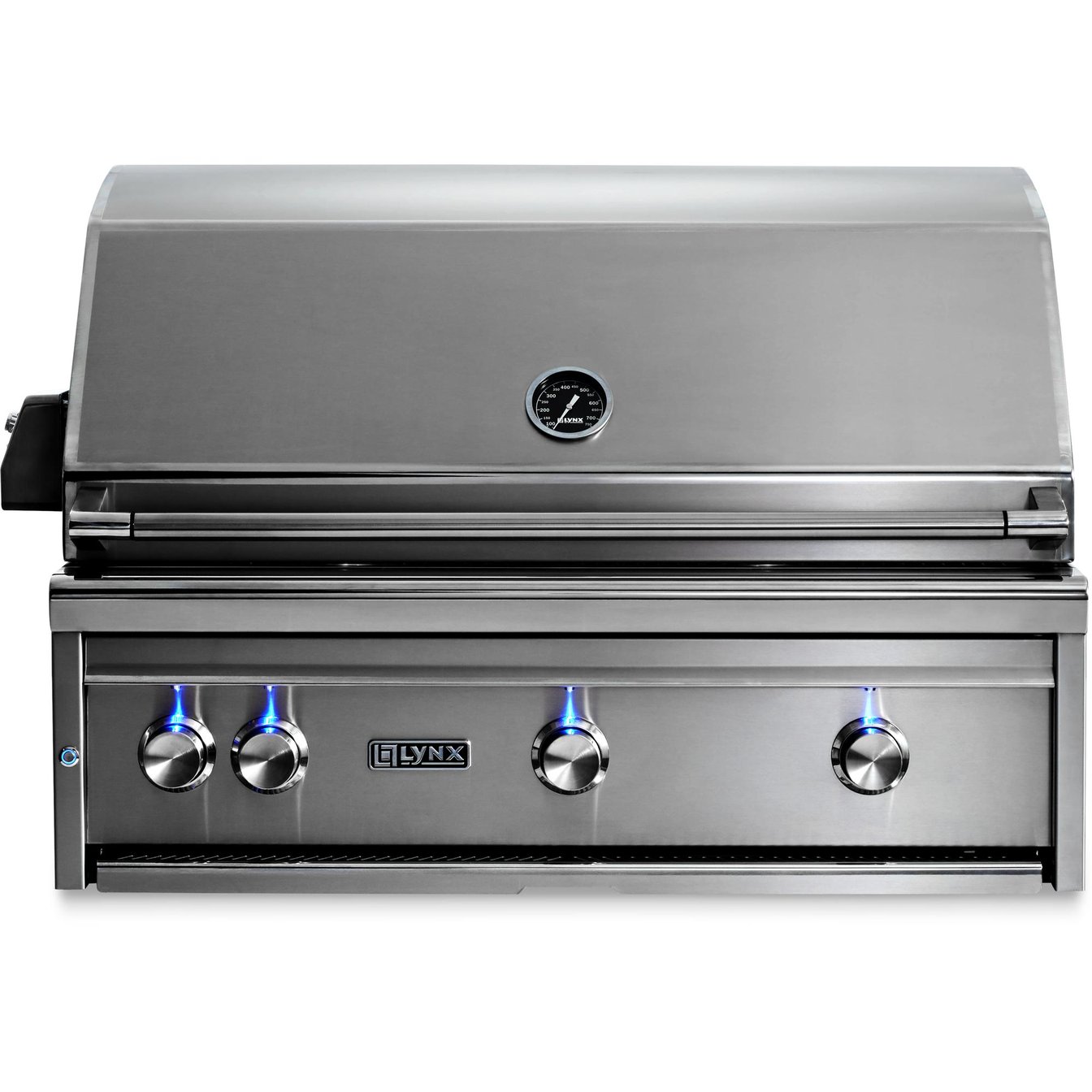 Lynx Professional Built-in 4 Burner Natural Gas BBQ Grill with Trident Infrared Burners and Rotisserie