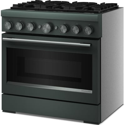 KitchenAid 36 inch Single Oven Dual Fuel Range