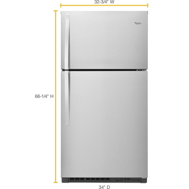 Whirlpool 21.31 cu.ft. Top-Freezer Refrigerator