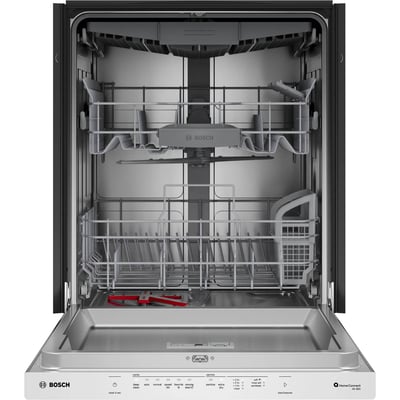 Bosch 300 Series 24-inch 46 dB Dishwasher with Hidden Controls
