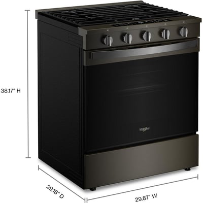 Whirlpool 30 inch Single Oven Gas Range