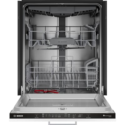 Bosch 300 Series 24-inch 46 dB Dishwasher with Hidden Controls and Third Rack