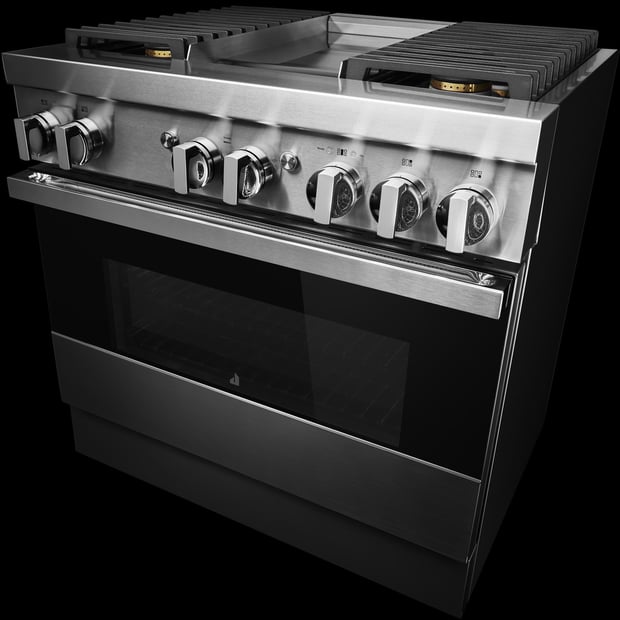 JennAir 36 inch Single Oven Dual Fuel Range