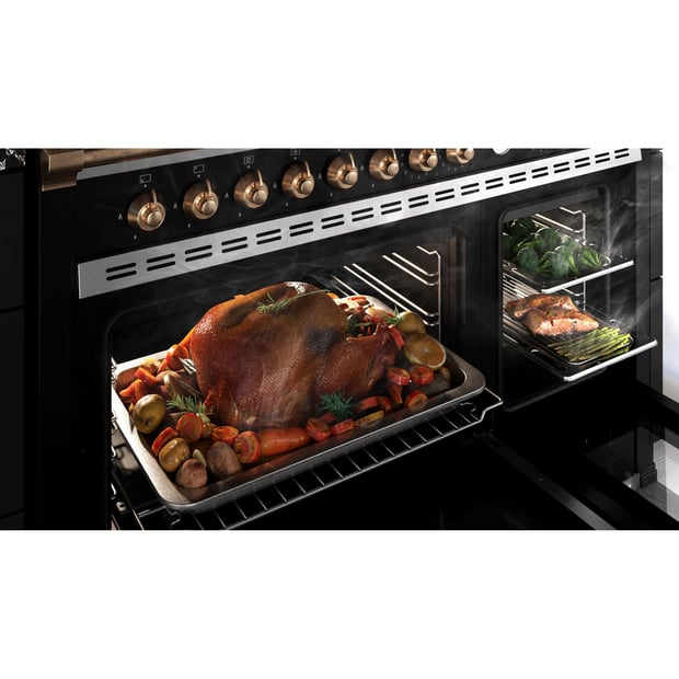 Steel Cucine 48 inch Double Oven Gas Range