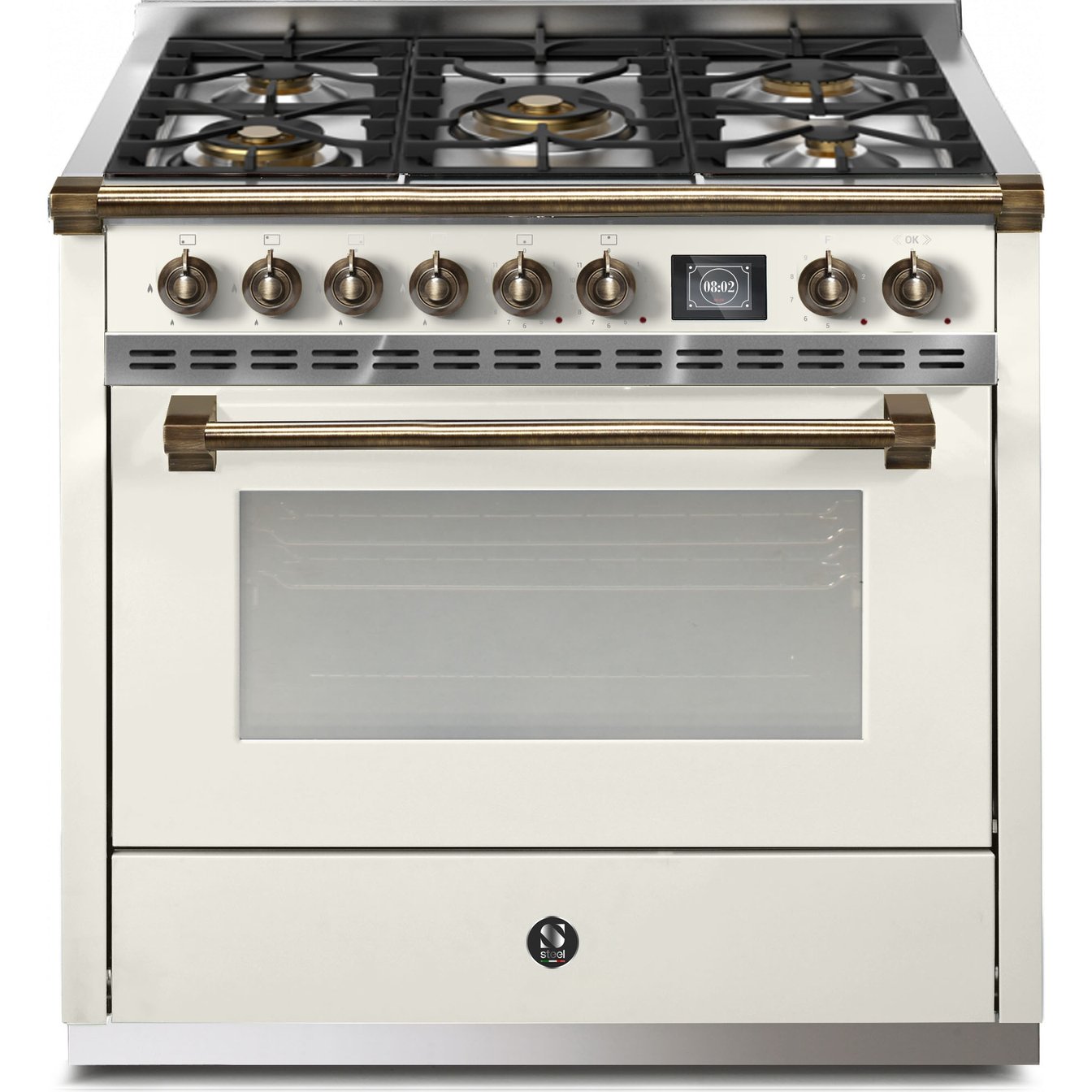 Steel Cucine 36 inch Single Oven Gas Range 