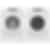 Whirlpool White Stackable 5.0  cu.ft. Front Load Washer and 7.4 cu.ft. Dryer