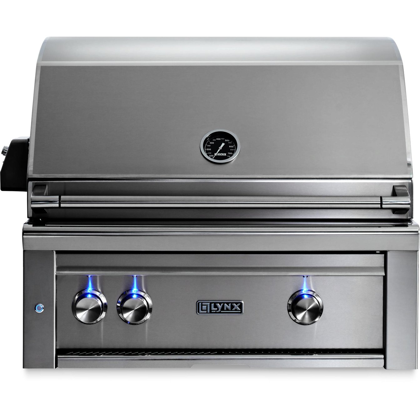 Lynx Professional Built-in 3 Burner Natural Gas BBQ Grill with Trident Infrared Burner and Rotisserie