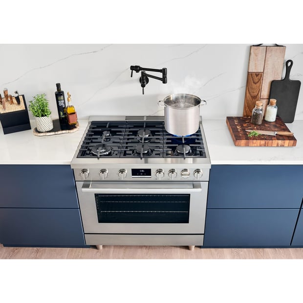Bosch 36 inch Single Oven Dual Fuel Range