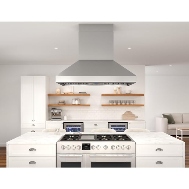 Zephyr 48 inch 750 CFM Island Ventilation Hoodfan