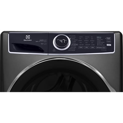 Electrolux Titanium Stackable 5.2 cu.ft. Front Load Steam Washer and 8.0 cu.ft. Steam Dryer