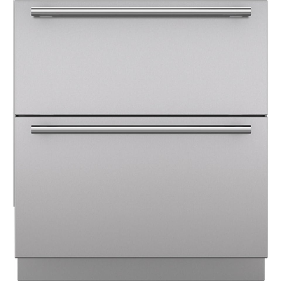 Sub-Zero 30 inch Intergrated Drawer Panels with Stainless Steel