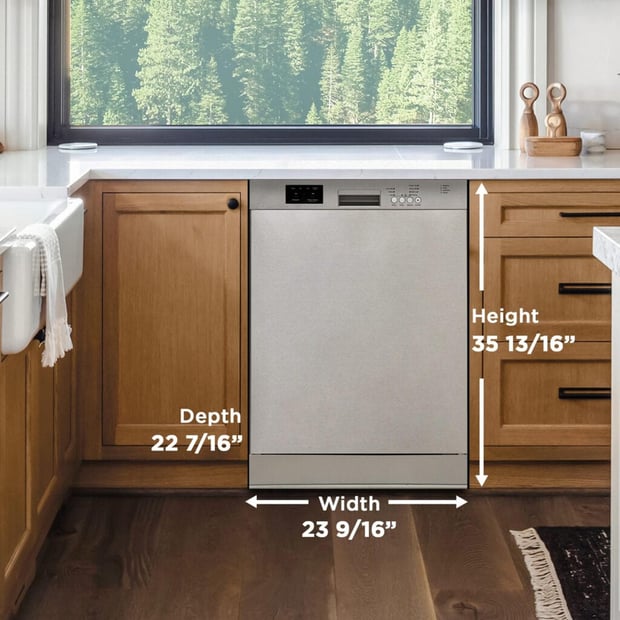 Danby 4 Cycle Dishwasher with Front Controls