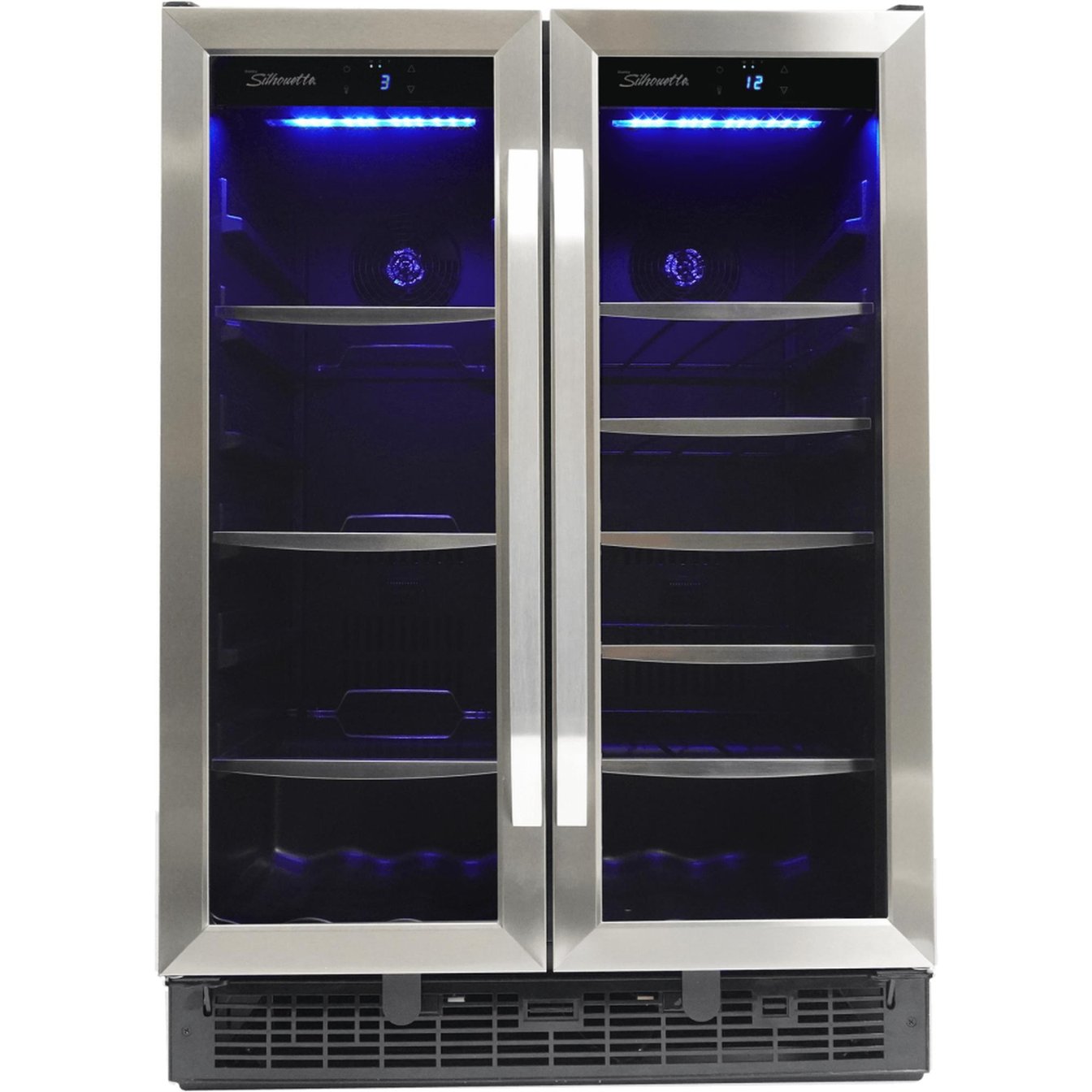 Silhouette Built-in 24 inch 5.14 cu.ft. Dual Zone Beverage Centre