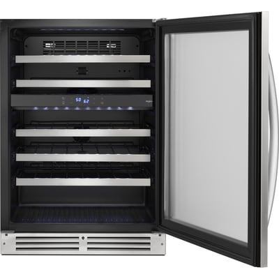 Whirlpool Freestanding or Built-in 24 inch Wine Cooler