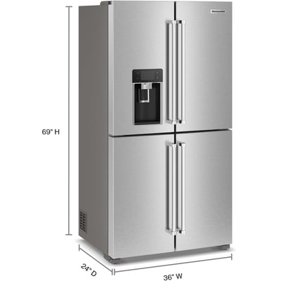 KitchenAid 19.14 cu.ft. Counter-Depth French-Door Refrigerator