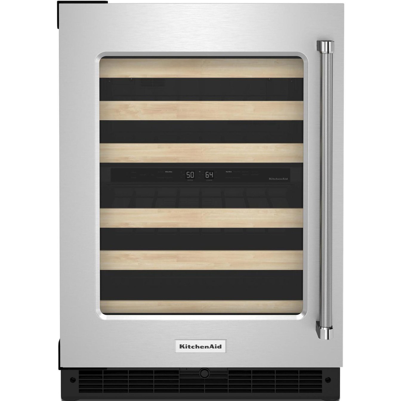 KitchenAid Freestanding or Built-in 24 inch 4.97 cu.ft Wine Cooler