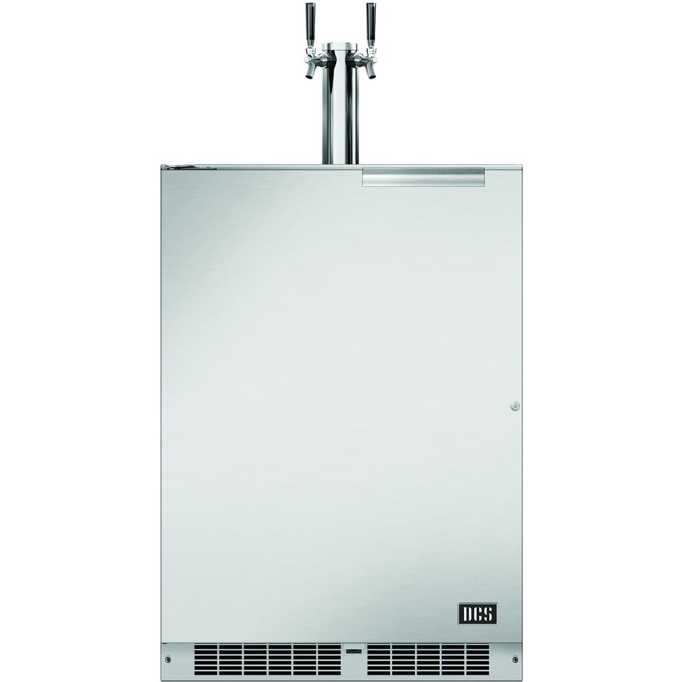 DCS Outdoor Freestanding or Built-in 24 inch 5.7 cu.ft. Double Tap Beer Dispenser
