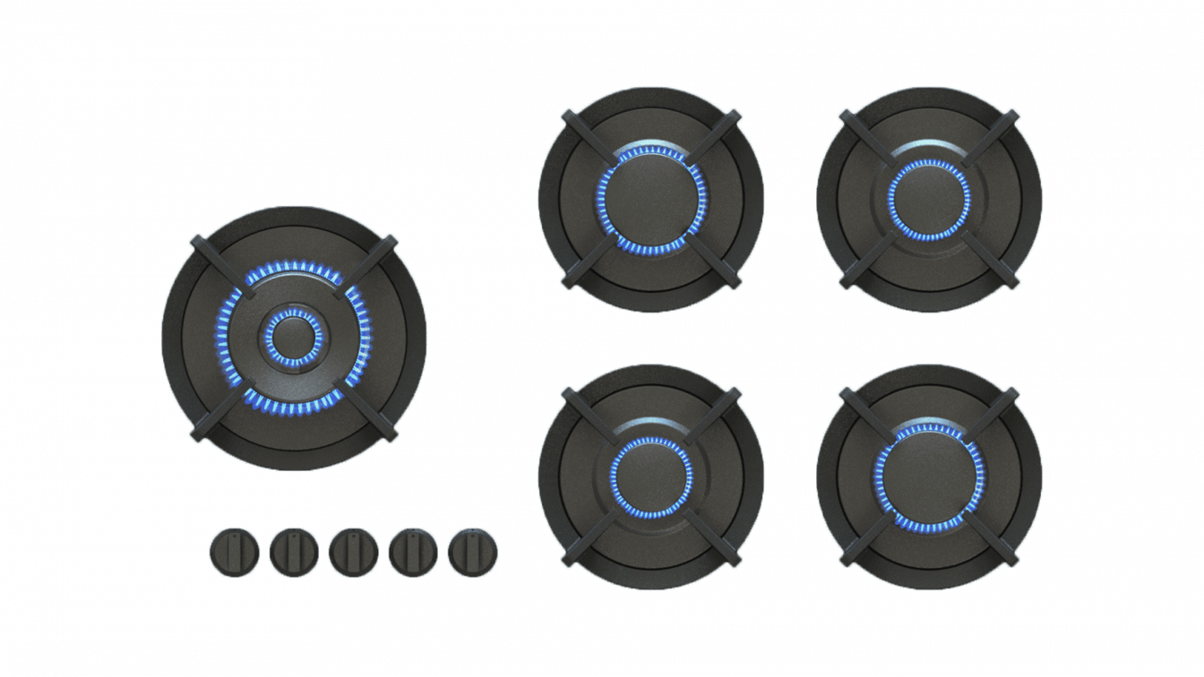 PITT Enep 33 inch 5-Burner Module Gas Cooktop
