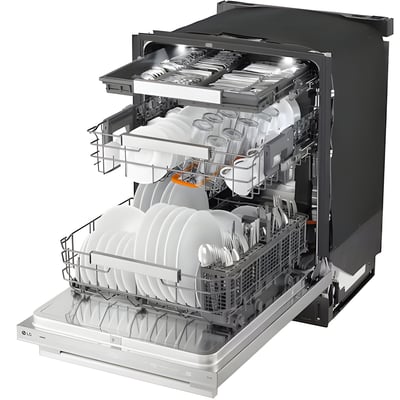 LG 24-inch 39 dB Dishwasher with Hidden Controls and Third Rack