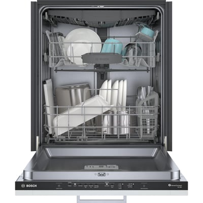 Bosch 300 6 Cycle Dishwasher with Hidden Controls