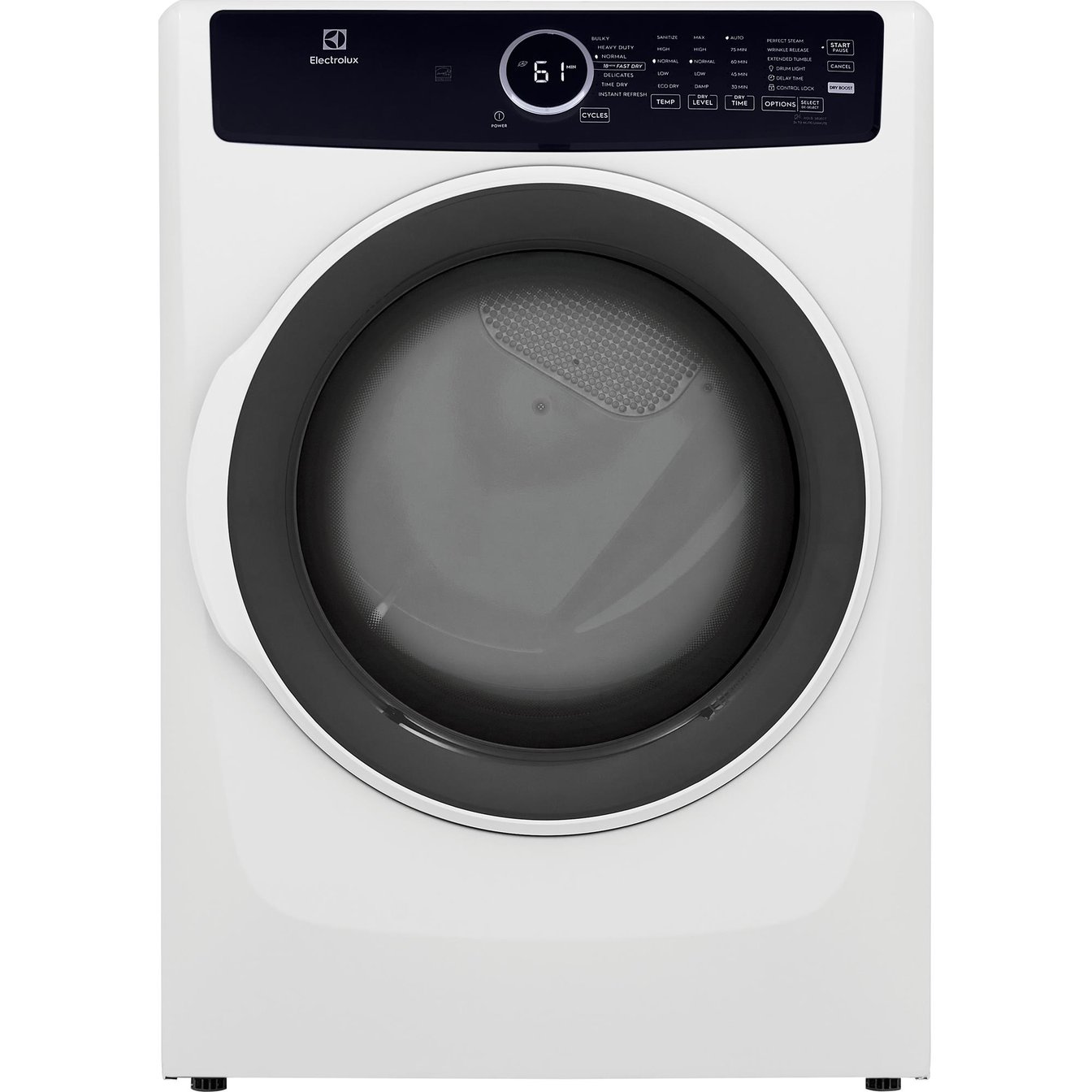 Electrolux 8.0 cu.ft. Stackable Steam Vented Gas Dryer