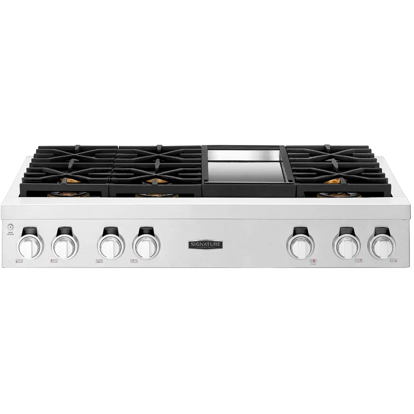 Signature Kitchen Suite 48 inch Pro Gas Rangetop with Griddle