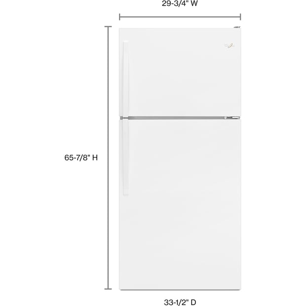 Whirlpool 18.2 cu.ft. Top-Freezer Refrigerator