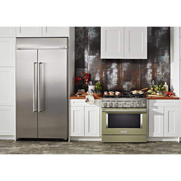 KitchenAid 36 inch Single Oven Dual Fuel Range
