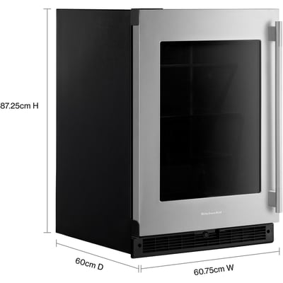 KitchenAid Built-in or Freestanding 24 inch 5.2 cu. ft Beverage Centre