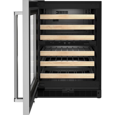 KitchenAid Freestanding or Built-in 24 inch 4.97 cu.ft Wine Cooler