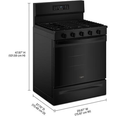 Whirlpool 30 inch Single Oven Gas Range