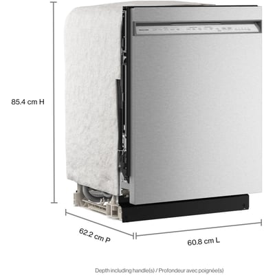 KitchenAid 5 Cycle Dishwasher with Front Controls